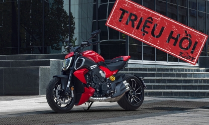 Thế giới 2 bánh: Triệu hồi Ducati Diavel V4 vì nguy cơ rơi chỗ để chân phía sau